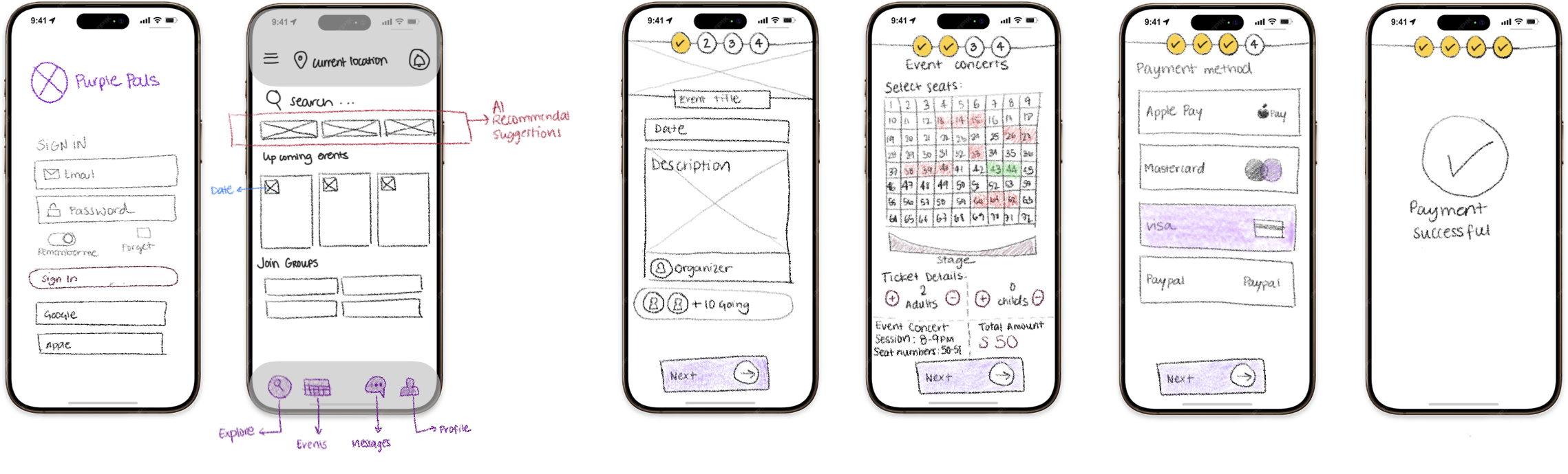 Low Fidelity Wireframes